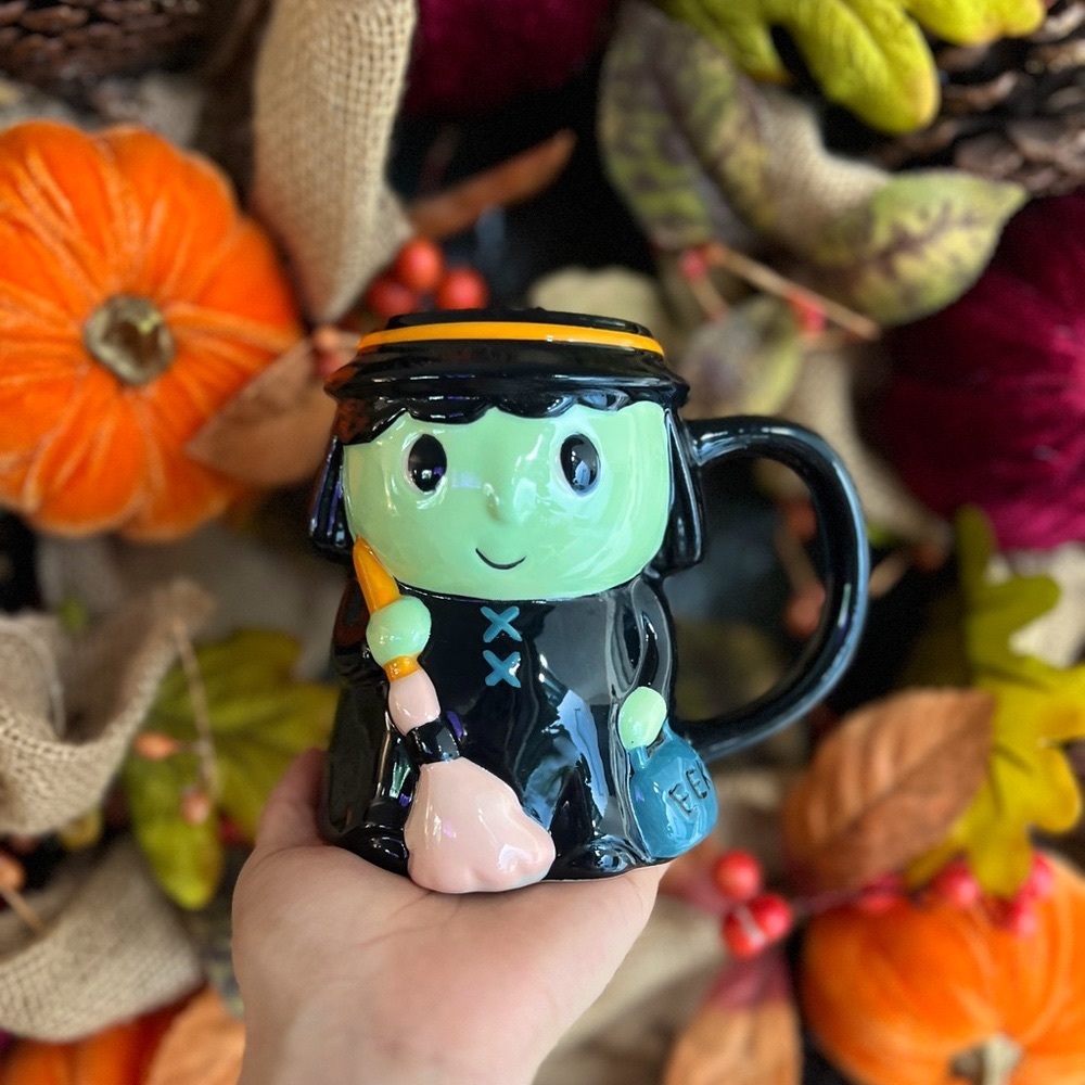 FEW LEFT✨NEW🧙‍♀️Target Hyde and Eek 2022 Stoneware Figural Witch Mug🧹